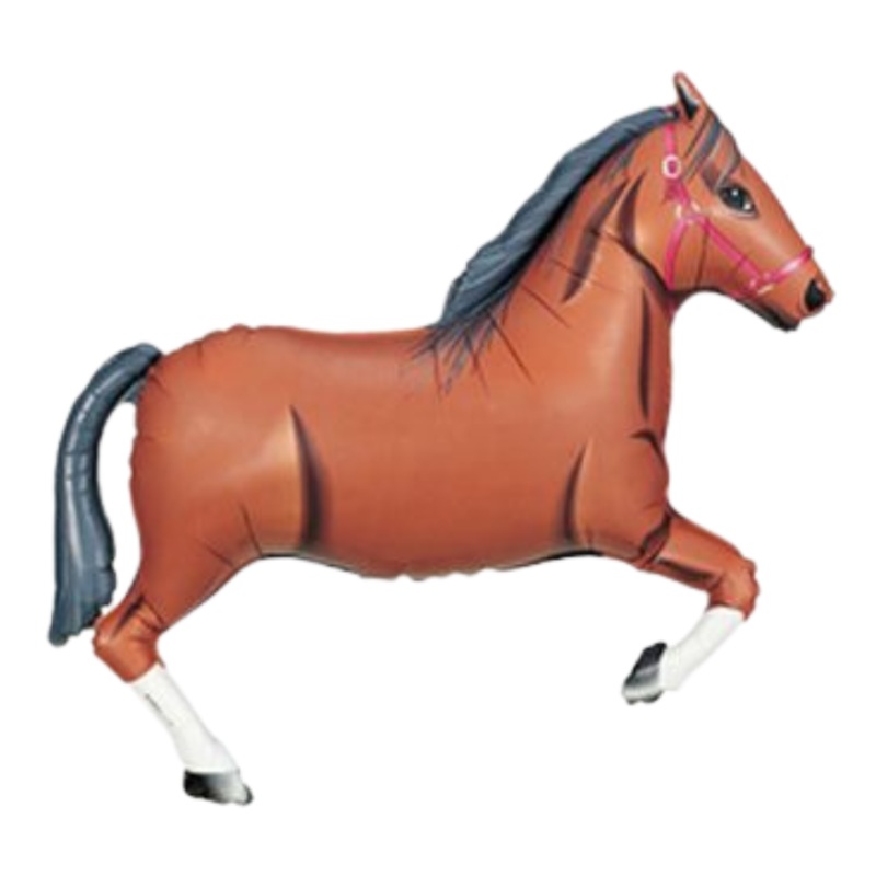 43" Lrg Shp Horse Brown