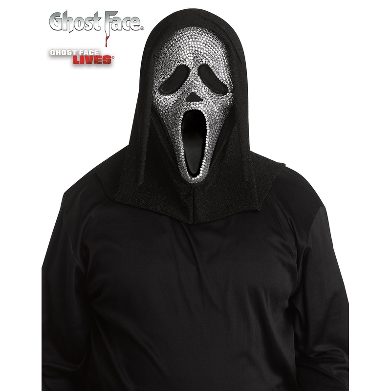 Ghost Face Bling Mask