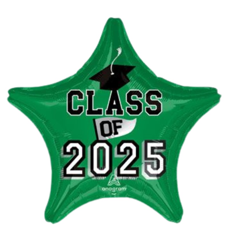 19" Class Of 2025 Green