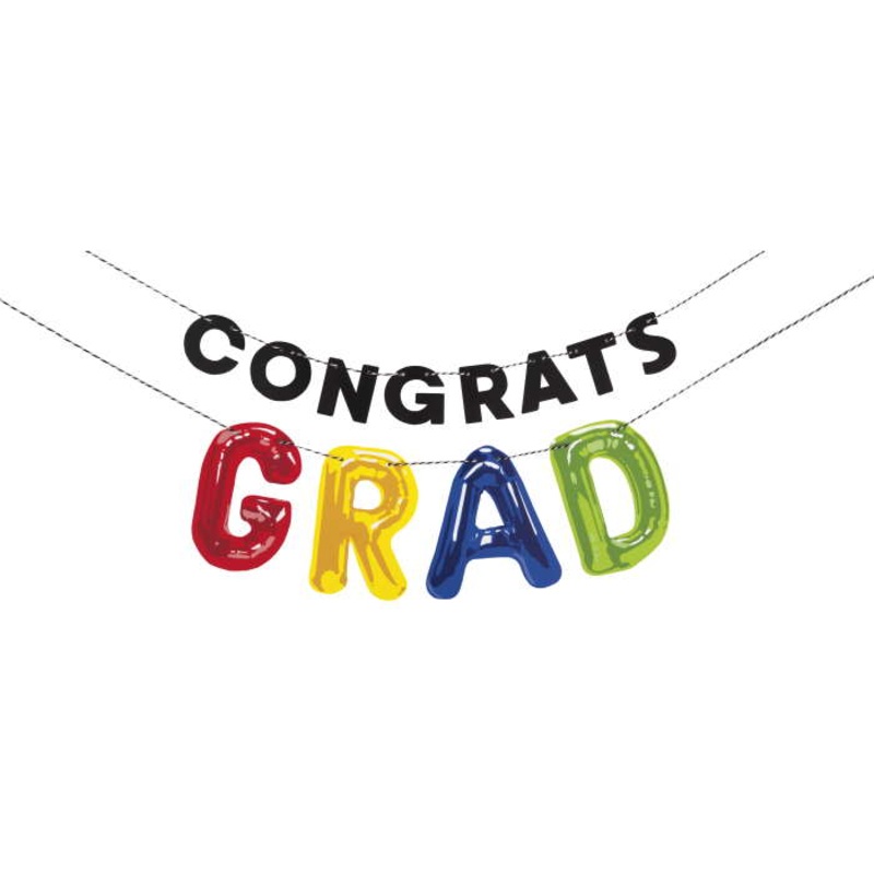 Colourful Graduation Banners 1.8 metres