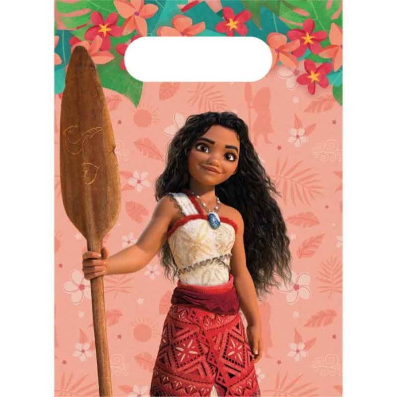 Moana Paper Party Bags 4 Pack