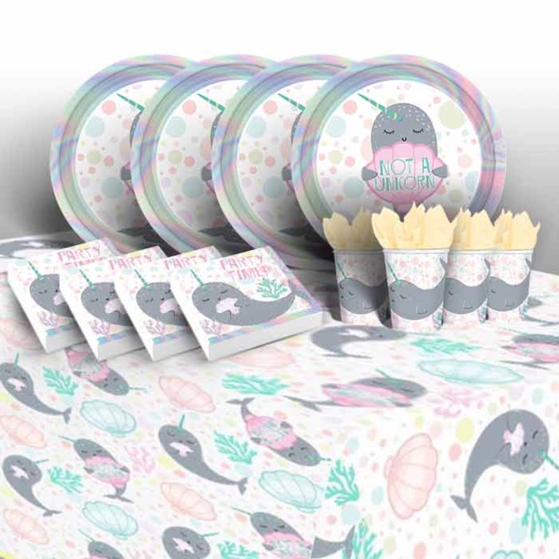 Narwhal Party Pack Tableware Kit