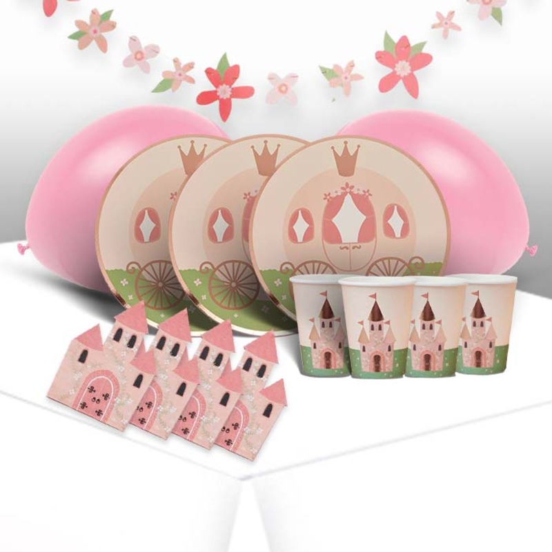 Princess Castle Party Pack with Decorations