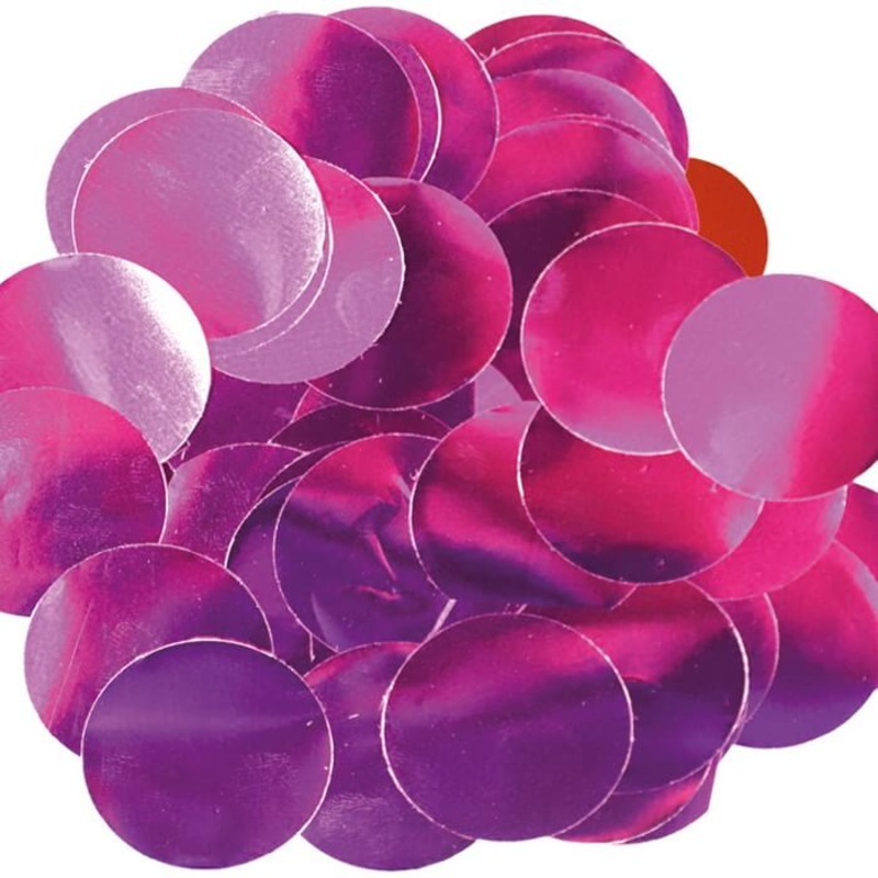 25mm Metallic Hot Pink Confetti 14 grams