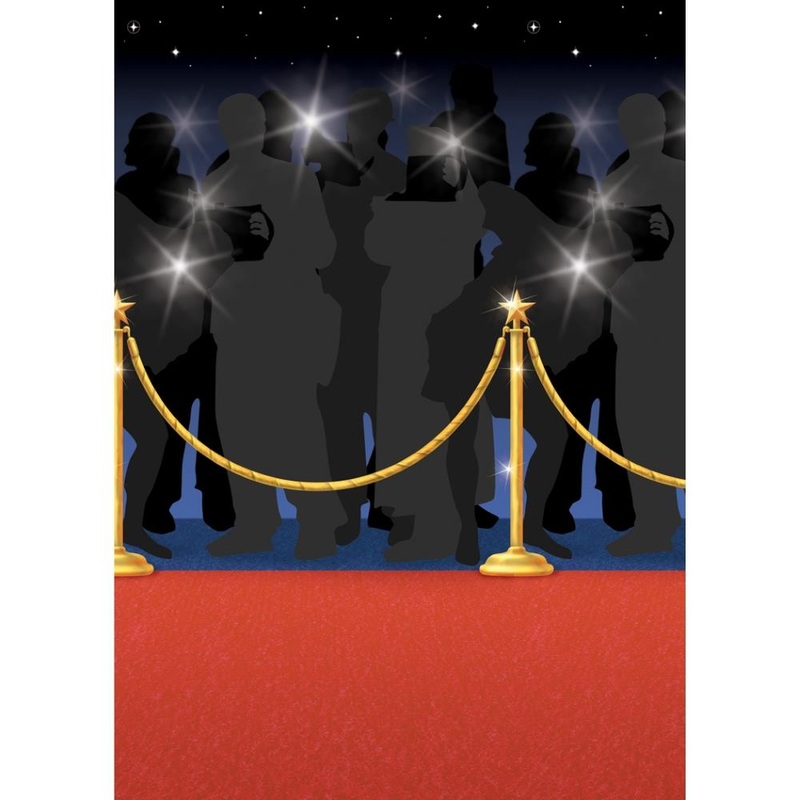 Hollywood Red Carpet Room Roll Decoration