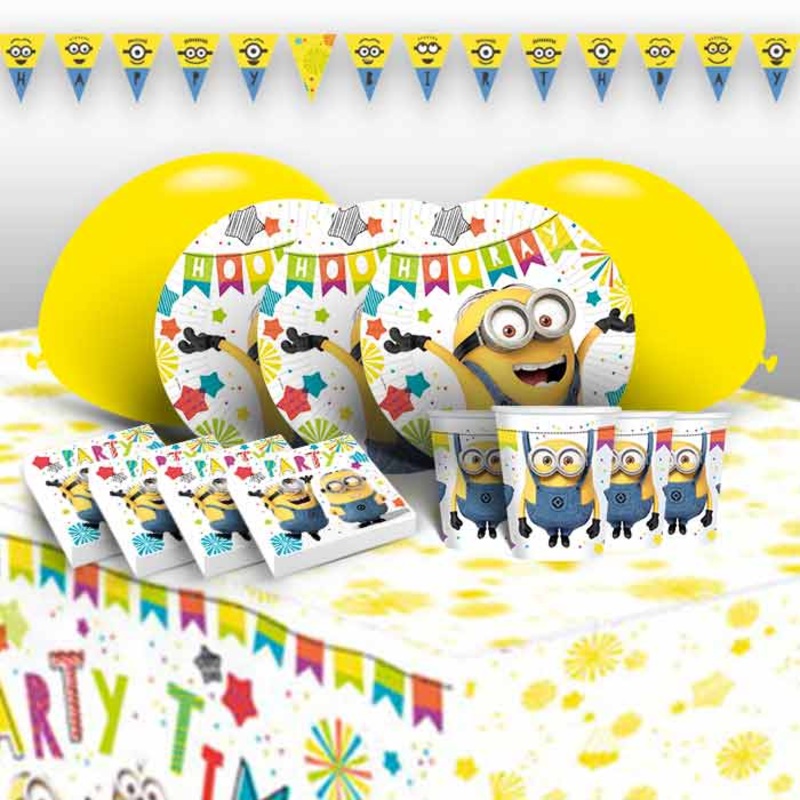 Minions Party Packs with Decorations