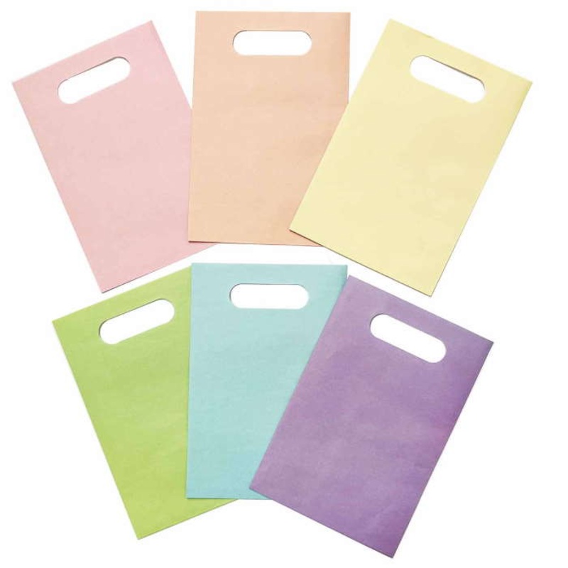 Pastel Paper Party Bags 6 Pack