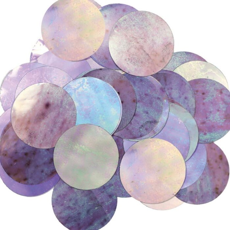 10mm Metallic Iridescent Confetti 50 grams