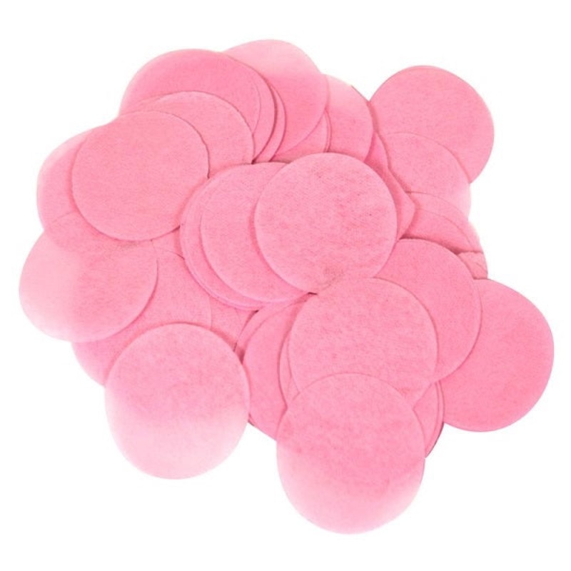 15mm Baby Pink Biodegradable Confetti 14 Grams