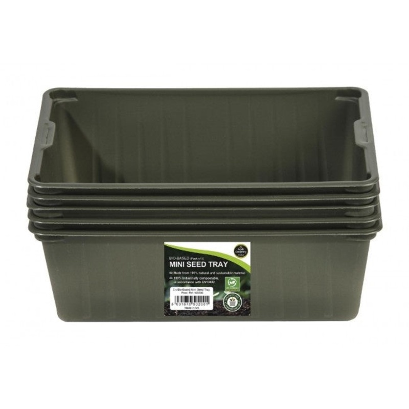 Mini Seed Trays Bio-Based Pack of 5