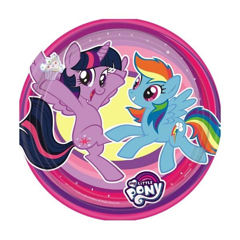 My Little Pony Party Plates Small Pack of 8