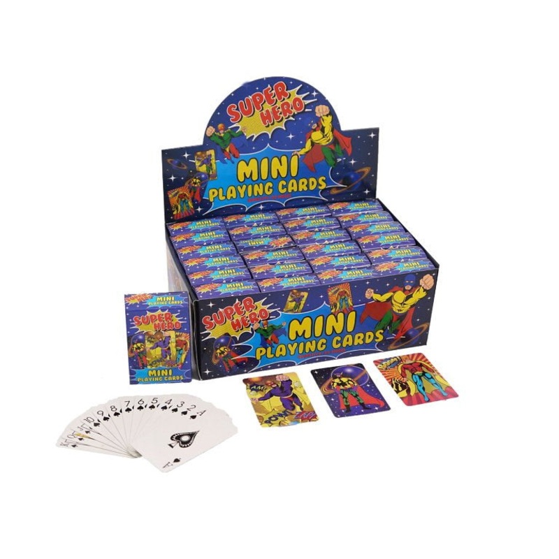 Superhero Playing Card Mini Party Bag Filler