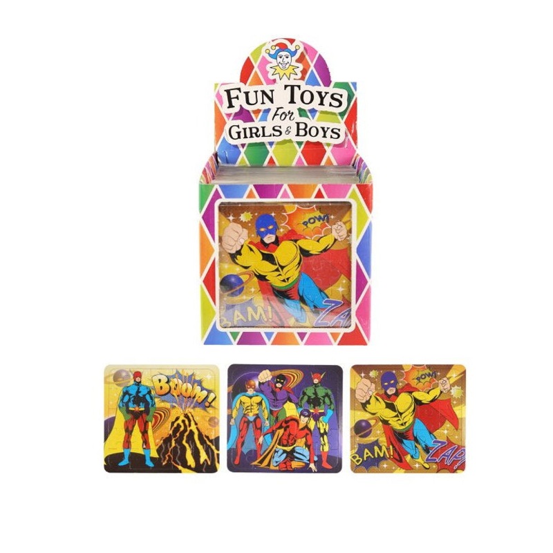 Superhero Puzzles Party Bag Filler Favours