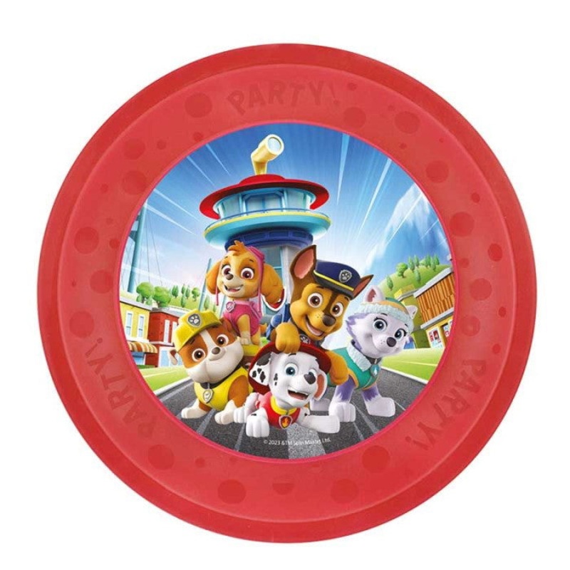 Paw Patrol Rescue Heroes Plastic Party Plate