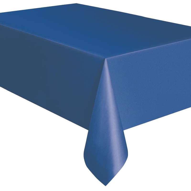 Royal Blue Party Tablecover Tablecloth 138 x 274cm
