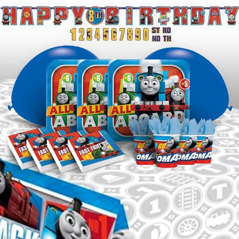 Thomas the Tank Engine Party Pack: Tableware & Decoration Kit