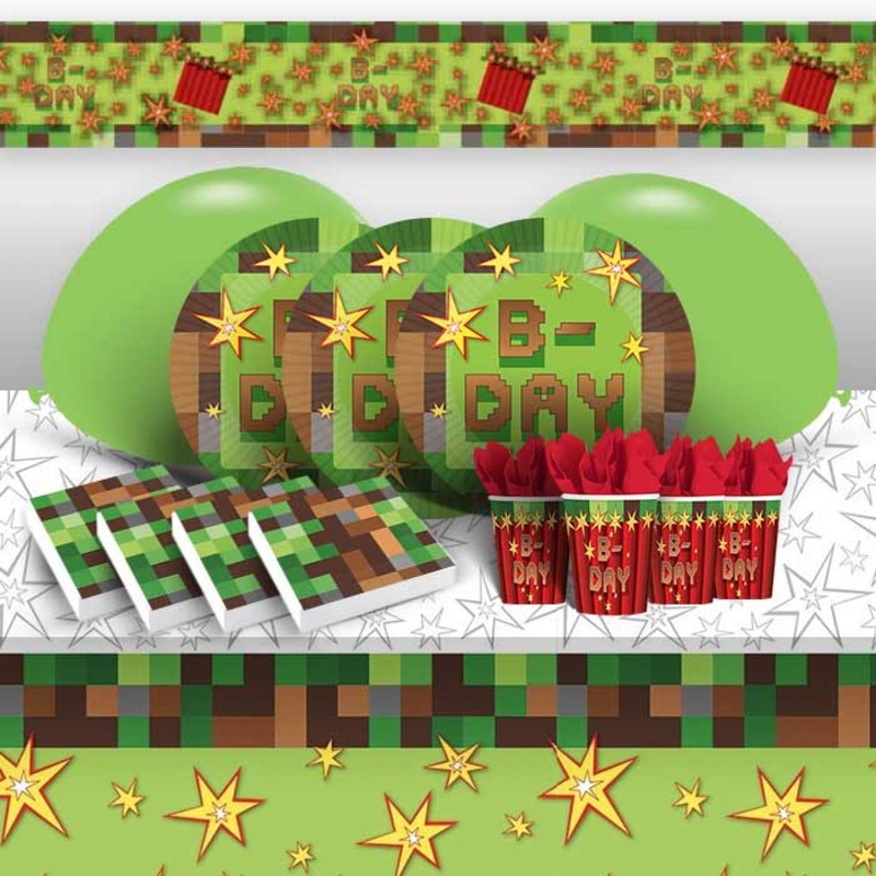TNT Birthday Party Pack: Tableware & Decoration Kit