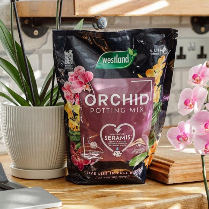 Westland Orchid Compost (Enriched with Seramis) 4L