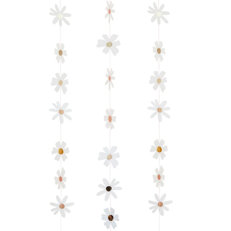 Hanging Daisy Decorations 5 Metre