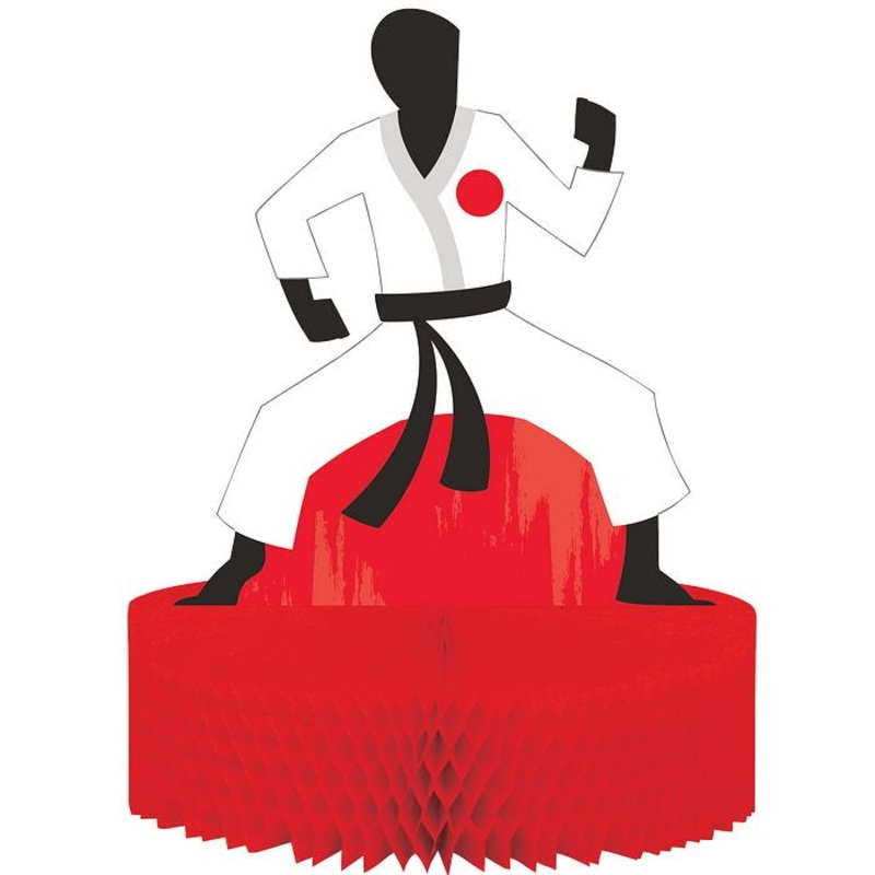 Karate Party Table Decoration 30cm