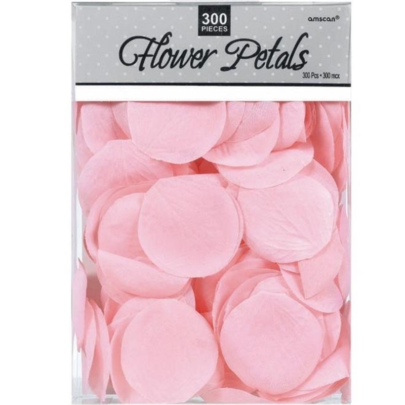 Pink Fabric Rose Petal Confetti Decoration 300 Petals