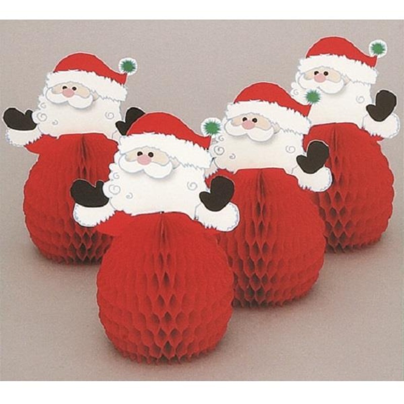 Santa Table Decorations Pack of 4