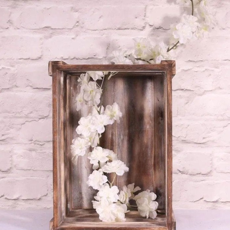White Artificial Blossom Garland 2.1 Metres