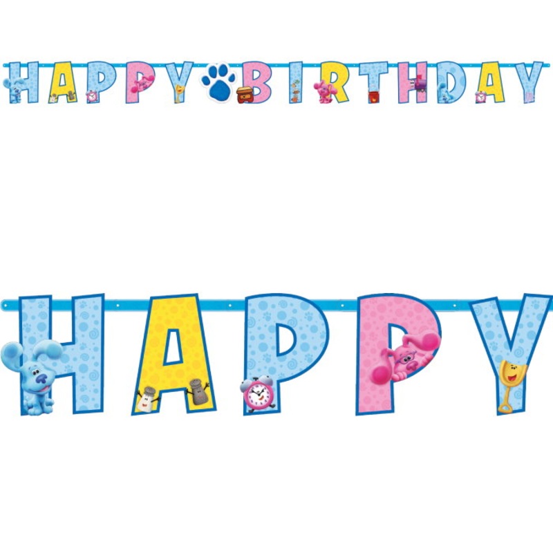 Blues Clues Happy Birthday Banner 1.8 Metres