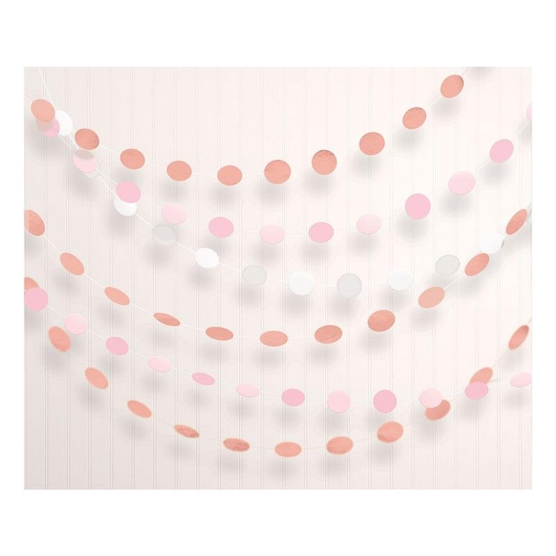 Blush Rose Gold Garland Decoration 2.1 Metres