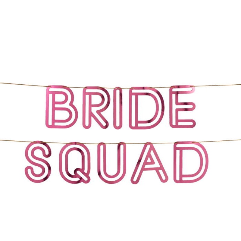 Bride Squad Hen Party Banner Decoration 2 Metres