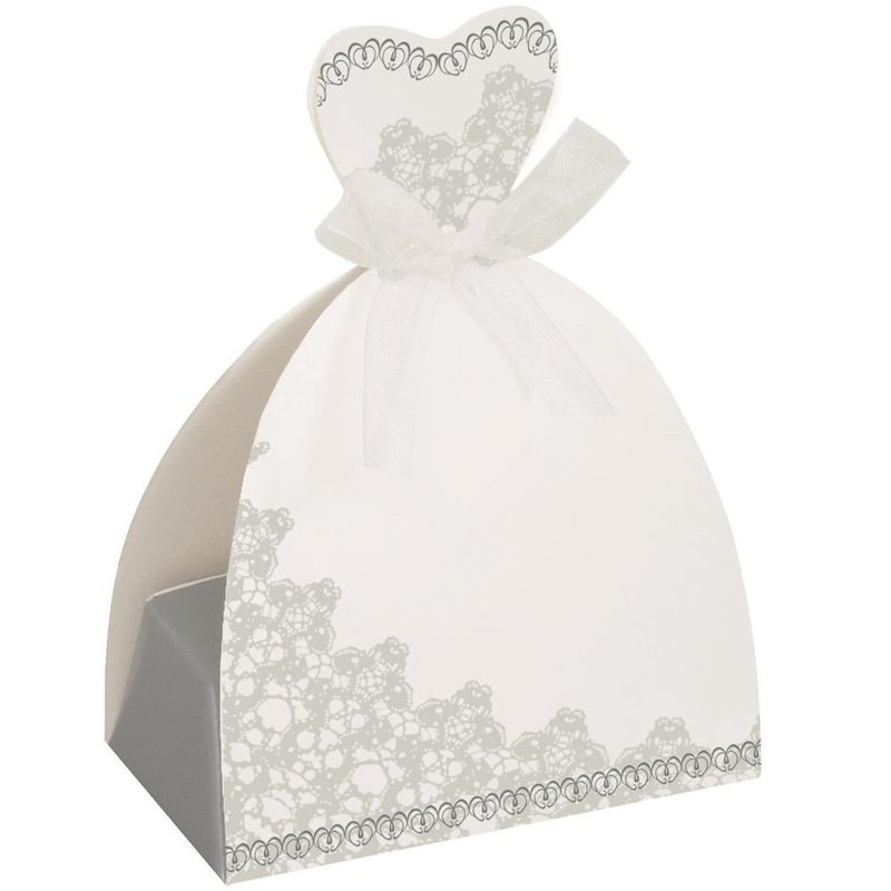 Bride Wedding Favour Boxes Pack of 8