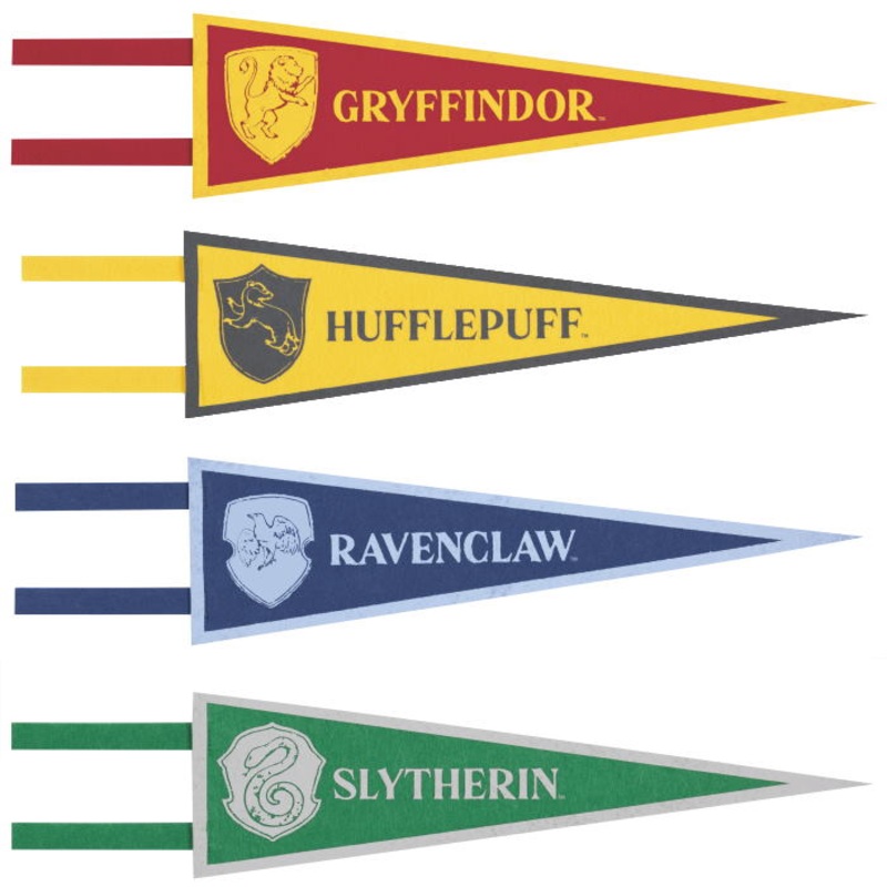 Harry Potter Bunting Fabric Pennants Pack of 4
