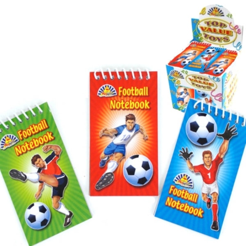 Mini Note Pad Football: Football Party Bag Filler