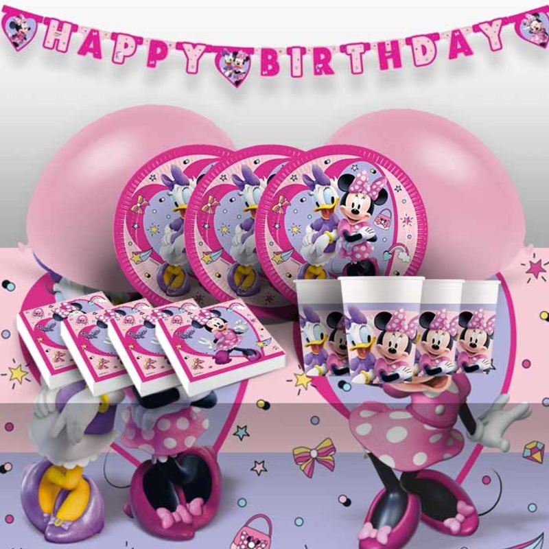 Minnie Mouse Party Kit with Decorations
