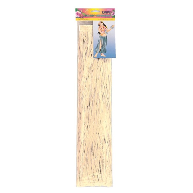 Natural Grass Hula Skirt: Hawaiian Party Accessory