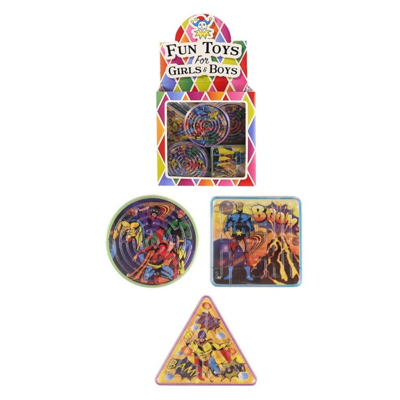 Superhero Maze Party Bag Filler Favour