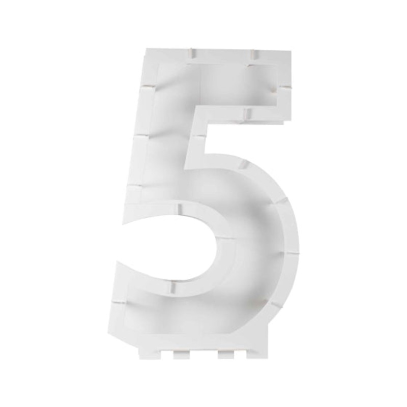 Mix It Up Number 5 Balloon Kit 81cm x 58cm x 14cm Each