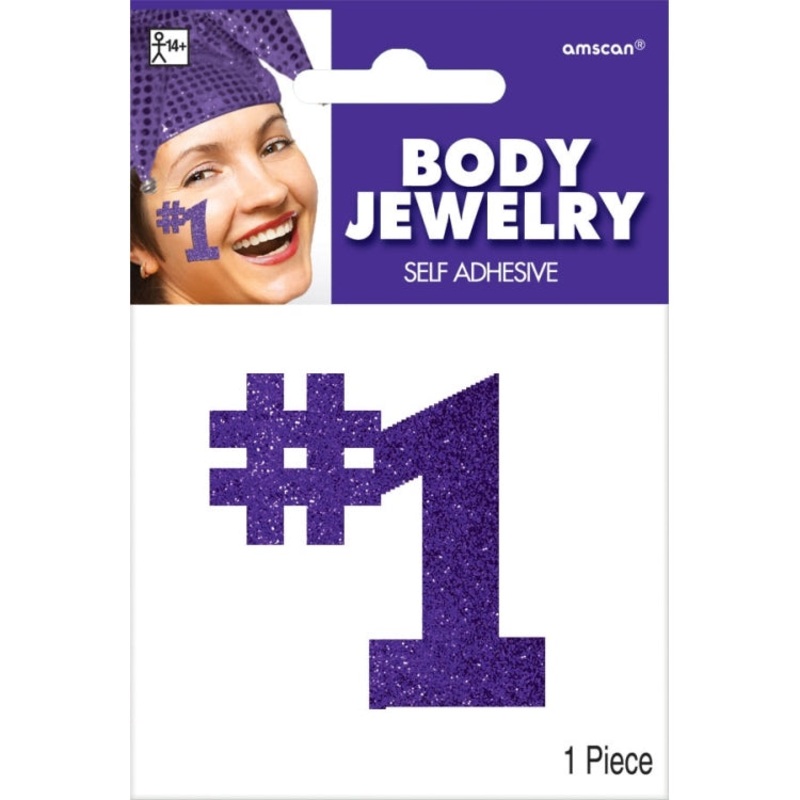 Purple Body Jewelry Team Spirit
