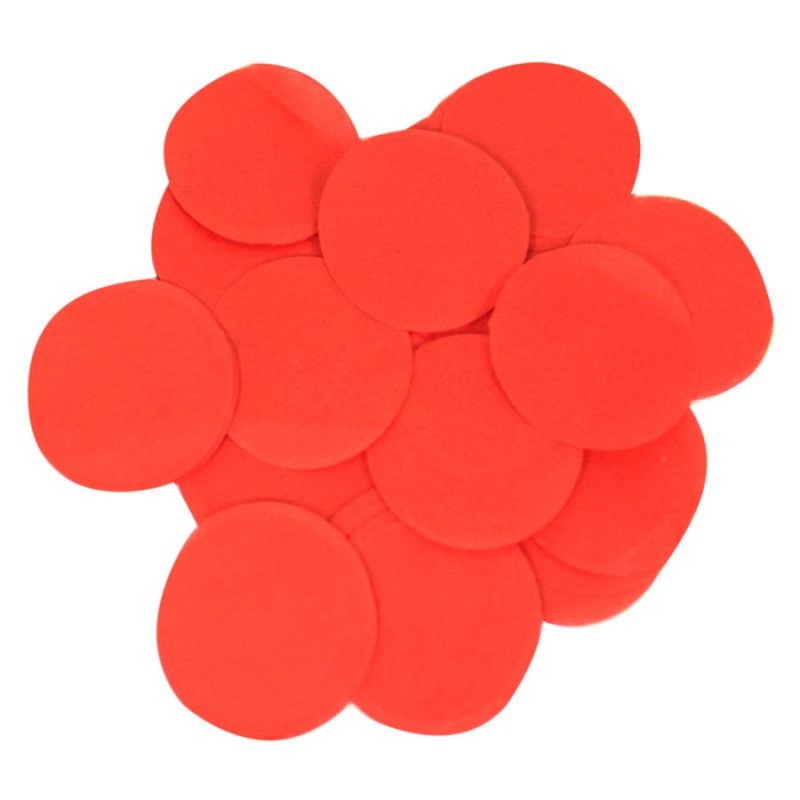 Red 55mm Paper Table Confetti Decoration 100 Grams