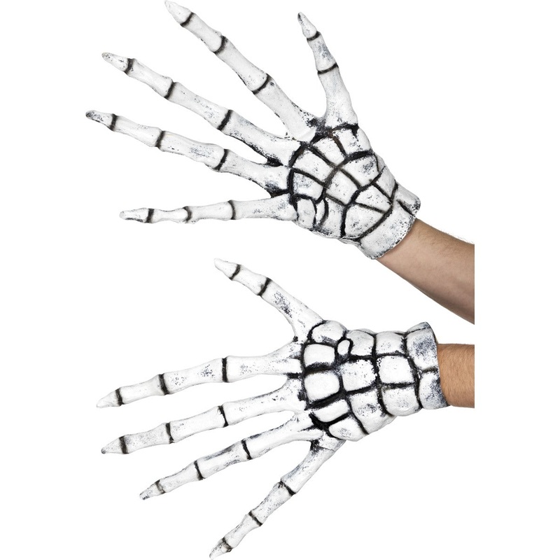 White Grim Reaper-Skeleton Gloves