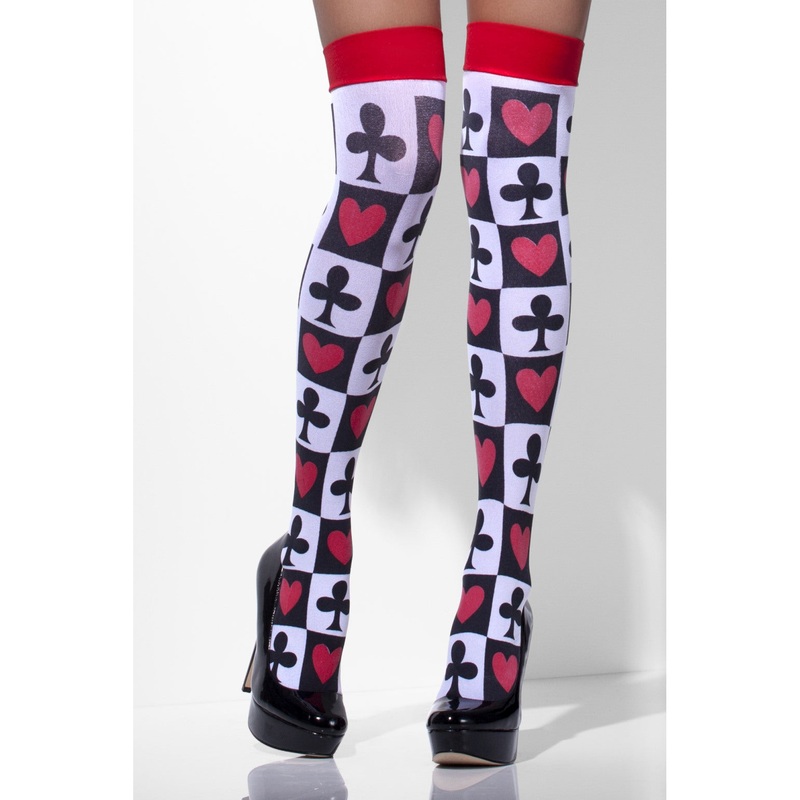 White Opaque Hold-Ups Poker Pattern