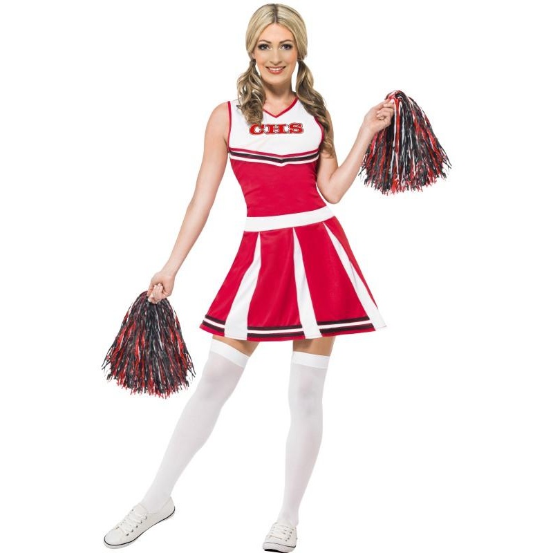 Womens Costume - Red Cheerleader