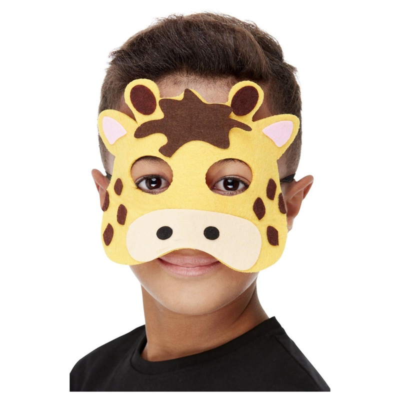 Giraffe Felt Mask