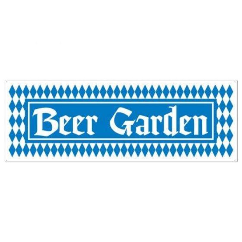 Oktoberfest Beer Garden Sign Banner Each