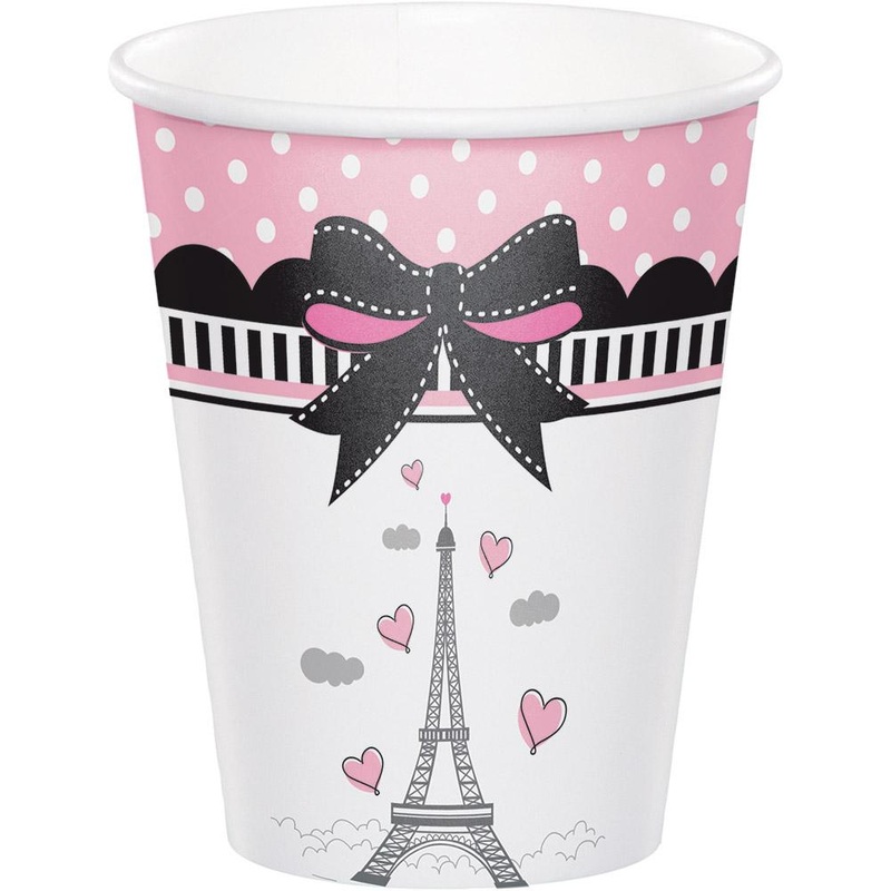 Party In Paris Cups 266ml 8pk