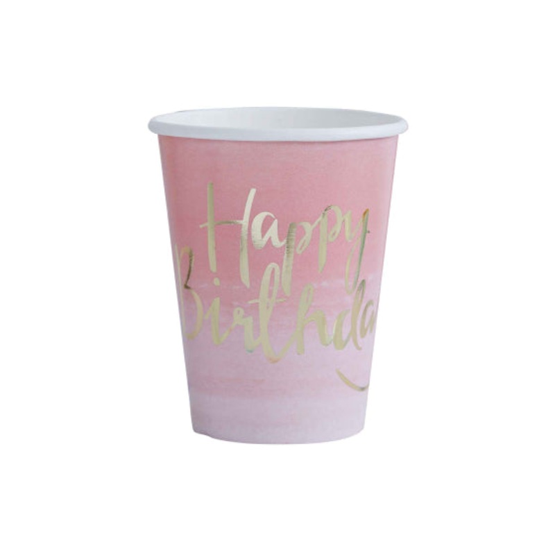 Pick & Mix Ombre Paper Cups 266ml 8pk