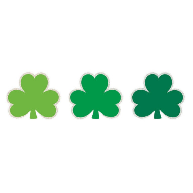 Shamrocks Mini Cutouts 6cm Value Pack