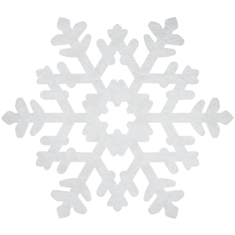 Snowflake Large Foil Cutout 38cm Each