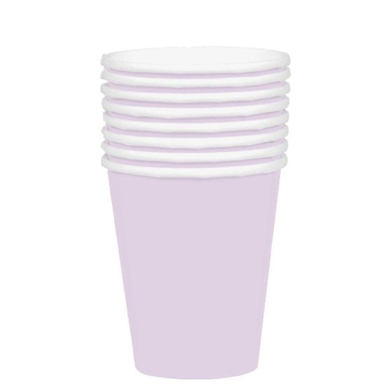 Pastel Lilac HC Paper Cups 354ml 20pk