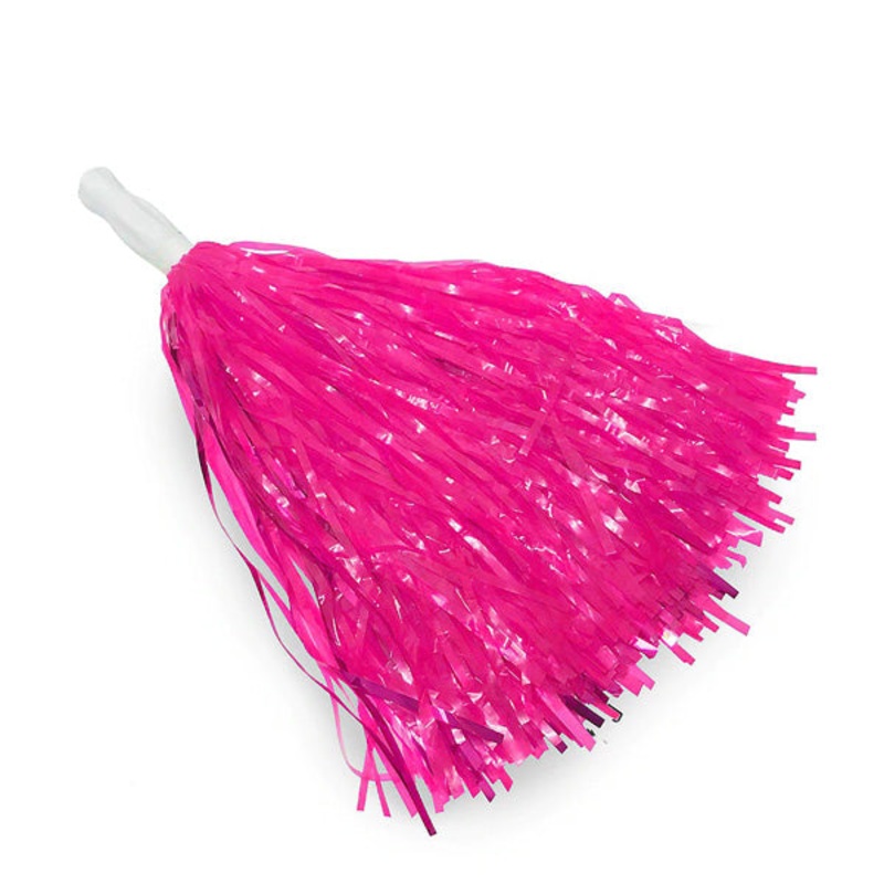 Pink Cheerleader Pom Pom 1pc